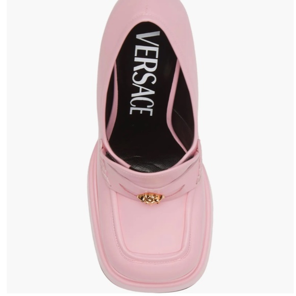 NIB $1425 Versace Platform Loafer Pump in Candy Oro Versace - size 10US / 40EU - Picture 5 of 6